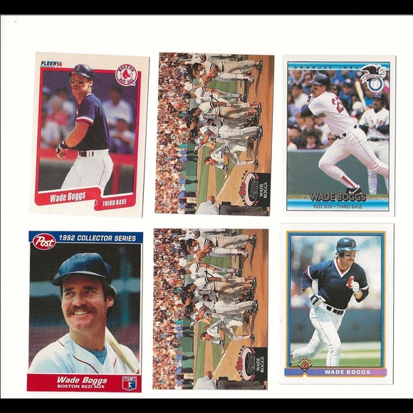 84 85 86 87 88 91 92 Topps Stadium Club Donruss Fleer Bowman Wade Boggs Lot - Picture 5 of 10